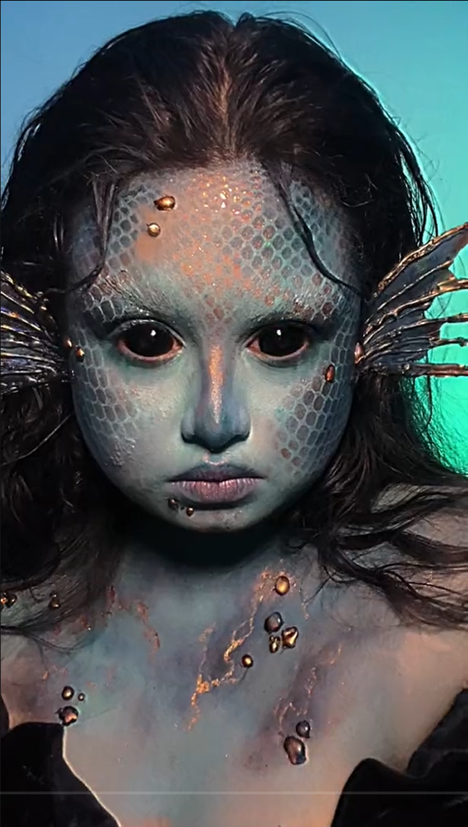 Makeup tutorial by gulfamshahanajana. https://www.tiktok.com/@gulfamshahanajana/video/7424788047989918996